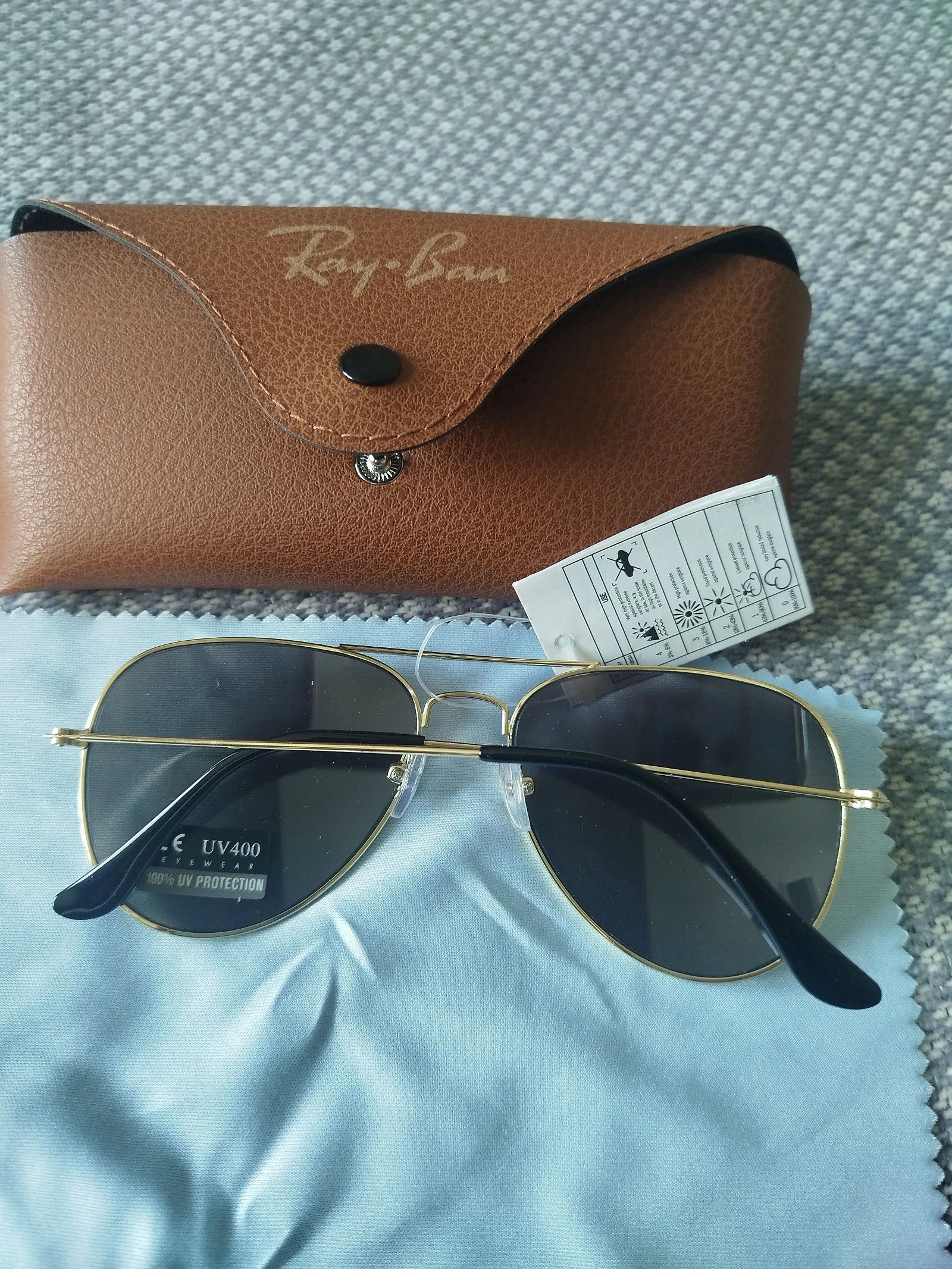 Gafas de sol doradas y plateadas – photo 3
